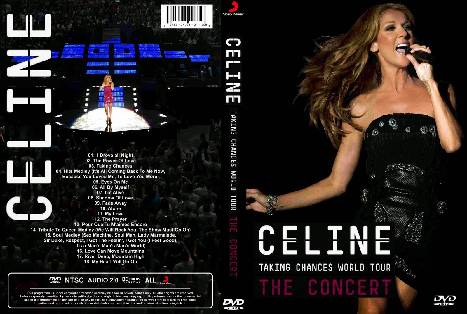 Céline Dion Taking Chances World Tour The Concert matias dvd salta: abril 2014